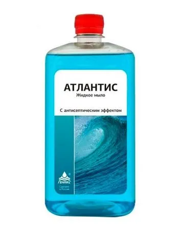 Жидкое мыло "Атлантис" с антисептическим эффектом 1 л