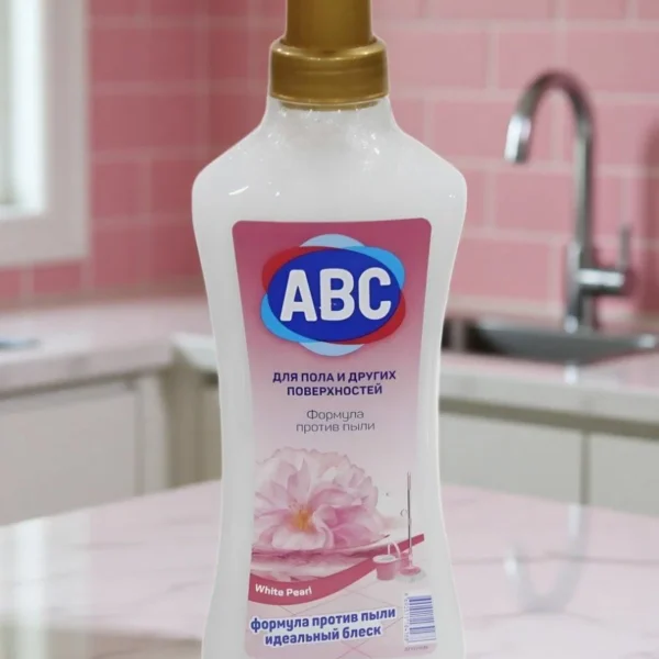 ABC Универсальное средство для мытья пола Формула против пыли Purpie Flowers, 900 мл