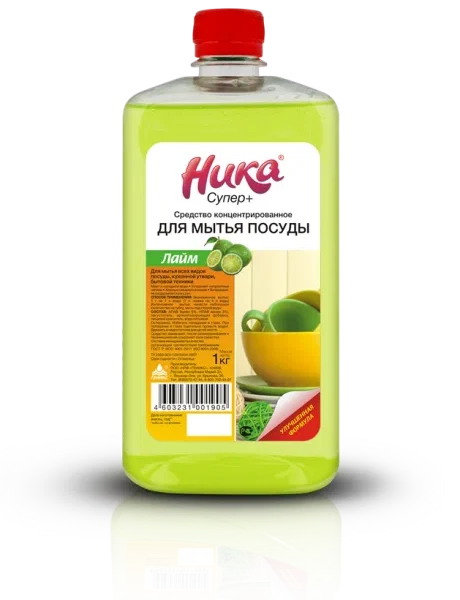 Концентрированное средство для мытья посуды Ника-Cупер плюс: 1л
