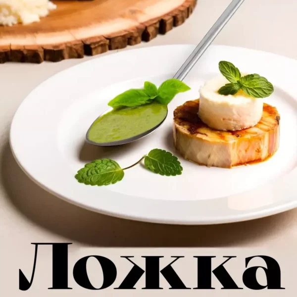 Ложка гарнирная LUXSTAHL №3 нерж.сталь, L=27см