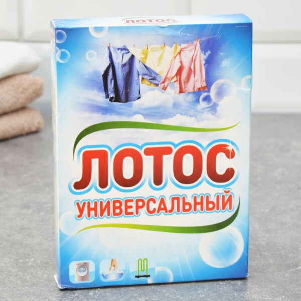 Порошок стиральный "МИРА Лотос" универсальный 450 г